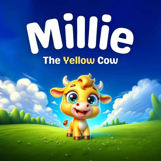 Millie The Yellow cow text